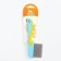 A comb for wool with long teeth and an ergonomic handle, 15 cm, mix of flowers