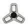 LED phytolamp, E27, 30 watts, 144 LED, 220 V, folding, bicoline