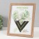 Photo frame plastic 20x25 cm "Double braid" wheat 22.4x27.4x1.1 cm