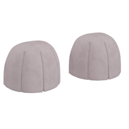 A set of ottomans "Alice", 2 pcs, pink color