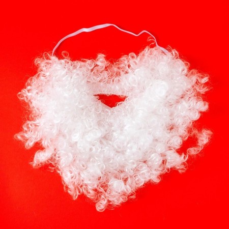 Carnival beard "Grandfather Frost" on an elastic band