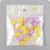 Decor for creativity "Leaves. Yellow, foller, white and transparent" NR 20 g 2.2x1.4x0.4 cm