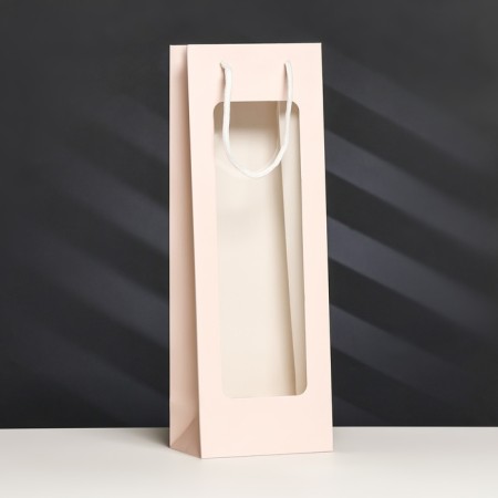 Flower packet 12.5 × 8.5 × 36 cm, pink