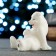 New Year's figure soap "Bear with a paw on the belly" 75gr