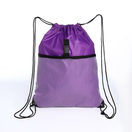 Bag for shoes on the lace, purple color