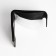 Male purse on a magnet, department for bills, cards, coins, black color