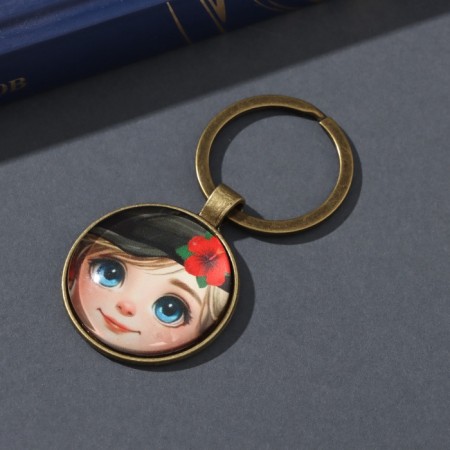 Set of keychain and icon "kids" 6x11 cm-2