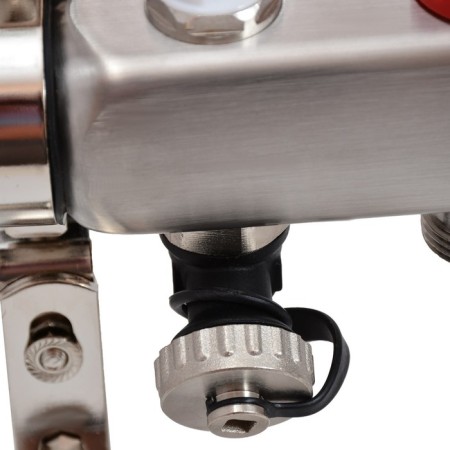 Taen UC-12, 1 "X3/4" collector group, 12 outputs, with flow meters, adjusting valve-3