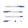 A set of ballpoint pens Erichkrause R-301 Classic Stick, 8 pieces, node 1.0 mm, blue ink blue