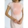 Folloer dress with folds, size 52