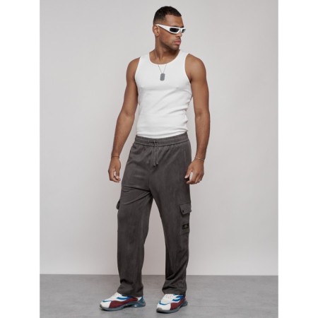 Sports pants, size 56, gray color-1
