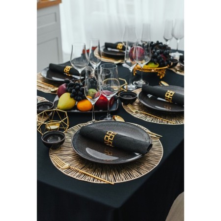 Dining plate Ethos Rock, D = 26 cm, brown color-3