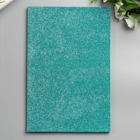 Foamiran "sea wave shine" 2 mm format A4 (set of 5 sheets)-1