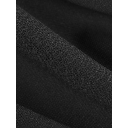 Longslit female Resport, on a zipper, p. 48, the color is black, basic, with a long sleeve-20