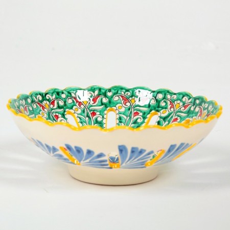 Rishtan ceramics "Flowers", 25 cm, mix-2
