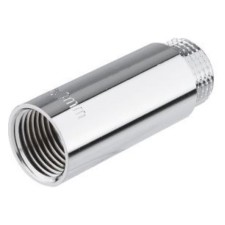 Удлинитель AQUALINK, 1/2" x 40 мм, внутренняя/наружная резьба, латунь с хромовым покрытием
