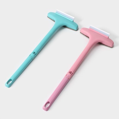 Okloma with a plastic handle and burning, 20.3 × 54 cm, color mix-7