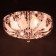 Svetogor chandelier "Butle" 8x60W E27 LED lighting chrome 60x60cm