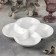 Menzhnya Porcelain 4 cells Wilmax, 22 × 22 cm, white color