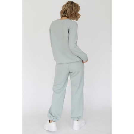 Knitwear trousers with an elastic band on the bottom, size 48-5