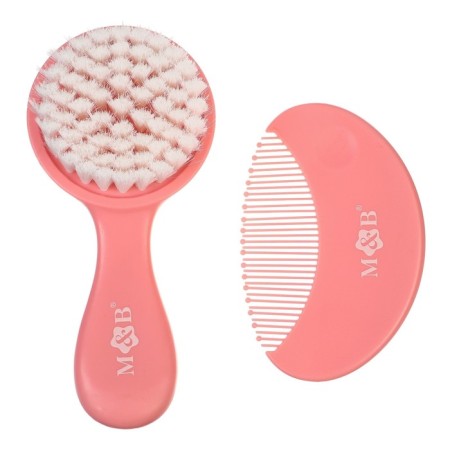 Set of children's combs, 2 pcs., Pink color-5