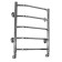 Water heated towel rail Domoterm "Laura", P5, 5 crossbars, 500 x 700 mm, chrome