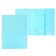 A4, 500 μm elastic band, calligrata, Pastel, spine of 20 mm, up to 150 sheets, embossing "sand", aquamarine