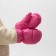 Winter children's mittens minku, bright pink color, 15cm