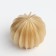 Figure candle "Faced ball", 6.5x6.5 cm, gold, in a box