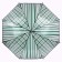 Umbrella - a semiautomatic “cage” cane, 8 spokes, r = 54 cm, the color is transparent/emerald