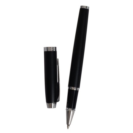 Handle Gift ball in the leatherette case, black body with silver-3