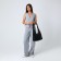 Shopper bag, outer pocket, black color