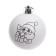 New Year's set for creativity. Christmas balls for coloring "New Year", paints, 2 pcs