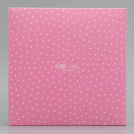 Box for sweets, confectionery packaging, 16 cells "From the whole heart", 18.9 x 18.9 x 3.8 cm-3