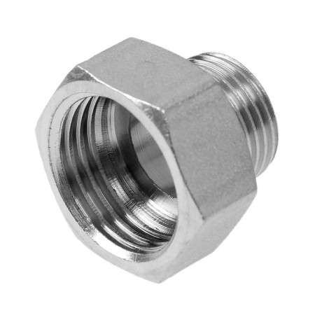 Aqualink adapter, 3/8 "x1/2", outer/internal thread, nickel -plated brass-4