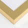 Photo frame Plastic "Mira" 13x18 cm 641811-5, gold (plastic screen)