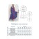 Women's dress, size 62, blue color