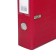 A4, 75 mm registrar, calligrata, PVC, embossing "Len", metal edging, pocket for a spine, collected, burgundy, mix
