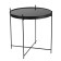 Lava Coffee table YS-8483-48, black, glass 48x48 cm