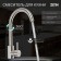 Kitchen mixer Zein Z3827, single -leaf, pour height 26 cm, satin