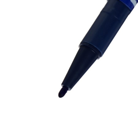 Permanent marker, double -sided, round, 2 mm/0.7 mm, blue-1