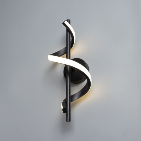 Sconces "curl" Led 3000k black 40x12x12cm-1