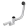 ALCAPLAST A55BLACK bath siphon, automatic set, length 57 cm, black mat