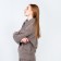 Women's suit (sweater/pants), beige color, size 48