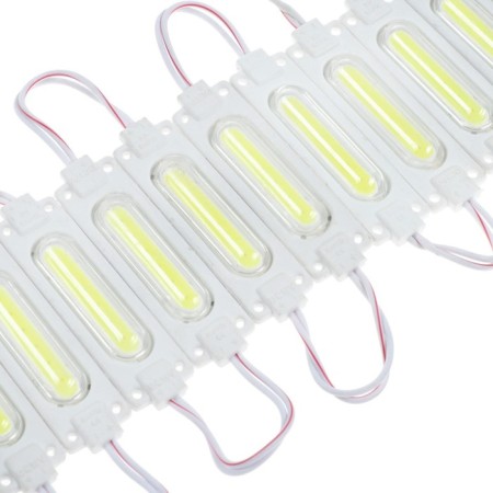LED module SMD5730, 2 W, COB, 190 LM, IP65, 6500K, 12V white, set 20 pcs.
