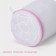 A bag for washing linen with a dilapid disc, 15 × 15 cm, small mesh, white color