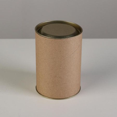 Tubus 76x110 mm (90 mm inner height), dense cardboard, metal cover