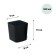 Pot for seedlings, 500 ml, d = 9 cm, h = 10 cm, black, Greengo