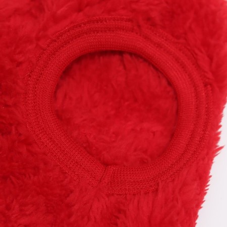 Knitted sweater, velor, size L (DS 35, Osh 30, OG 45 cm), red-9
