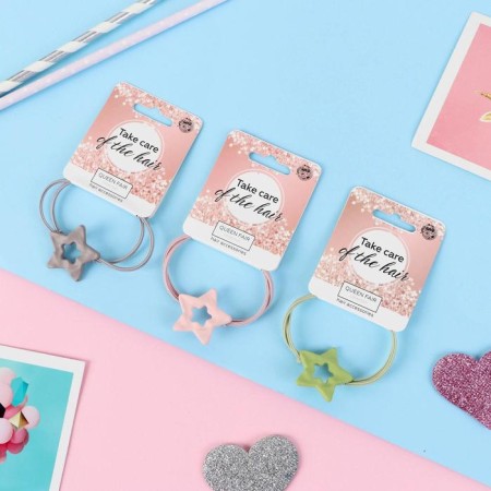 Hair elastic band "Viva" Big Star, mix-2